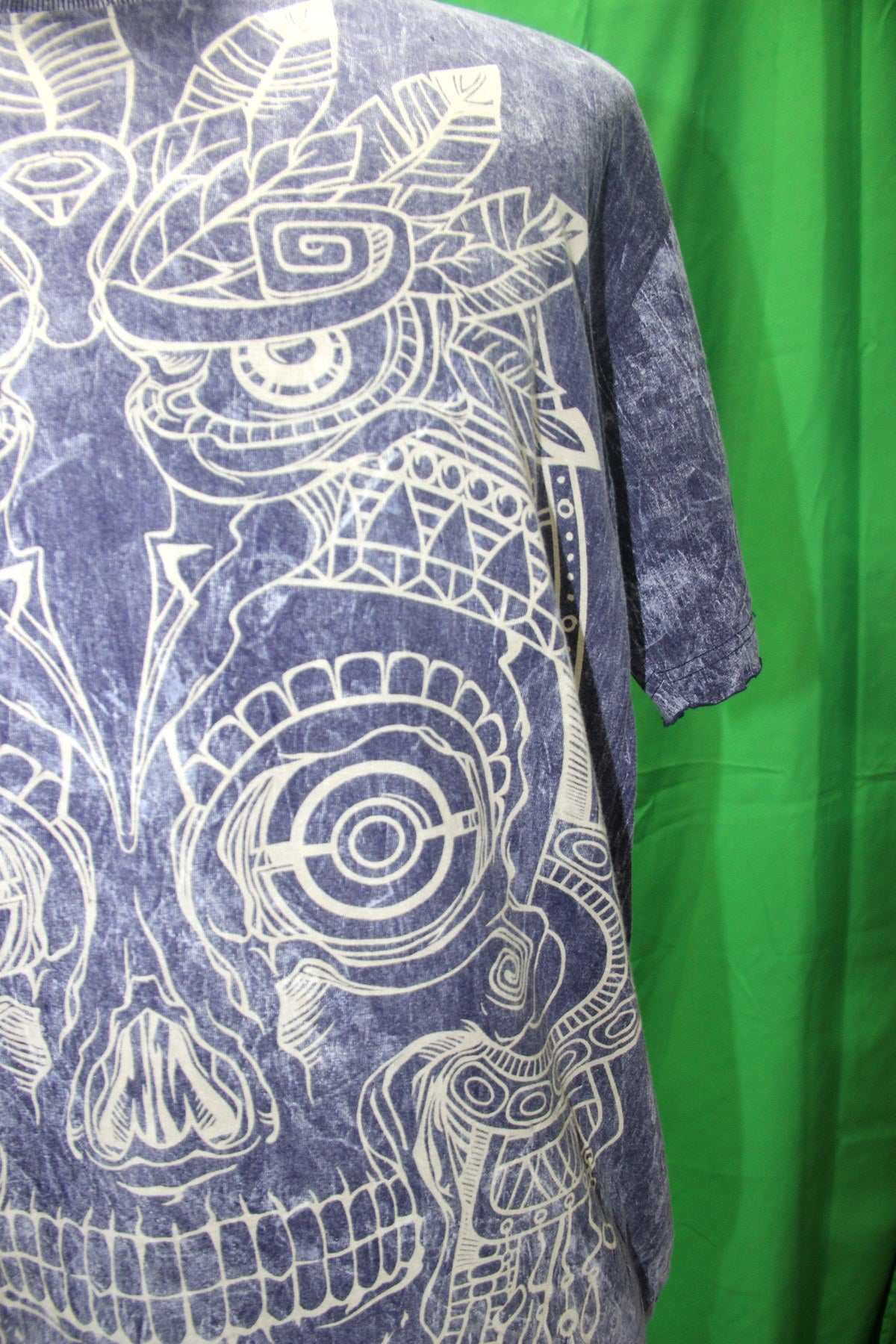 Skull with Leaf Hat — garment detail