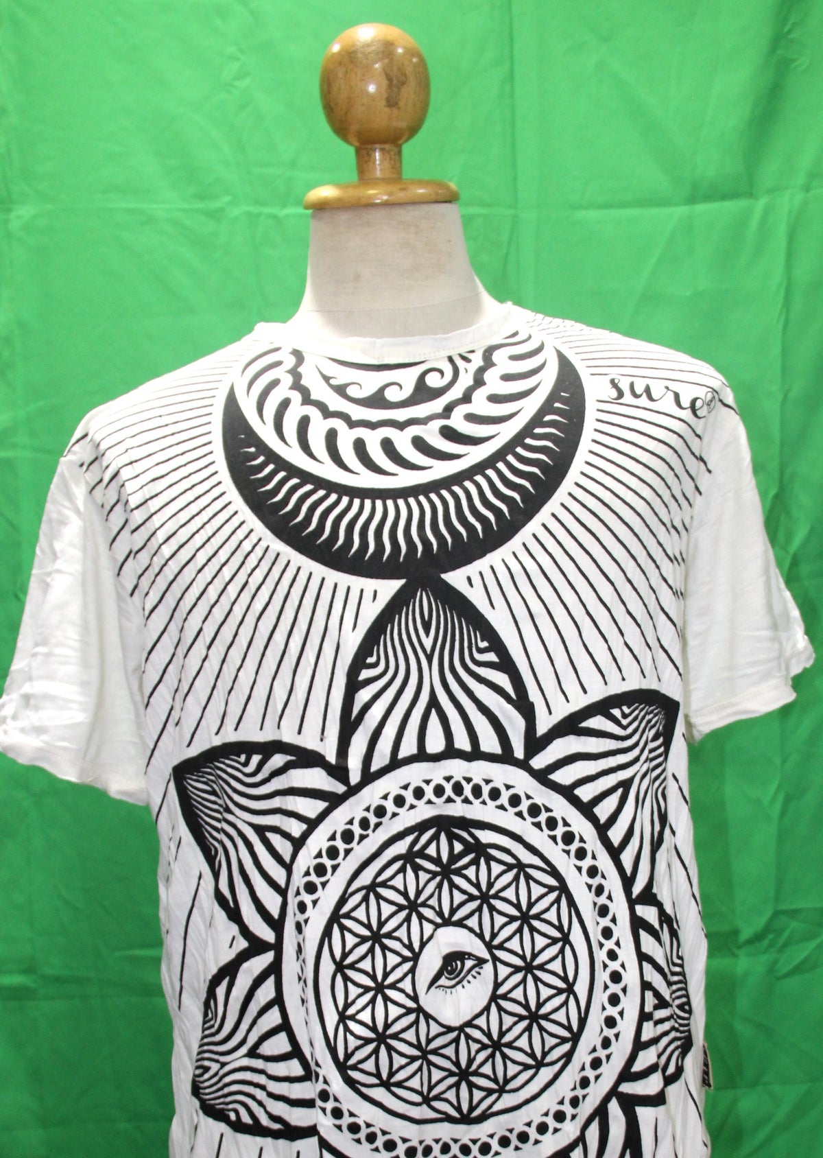 Flower of Life Mandala with Eyes — original product view