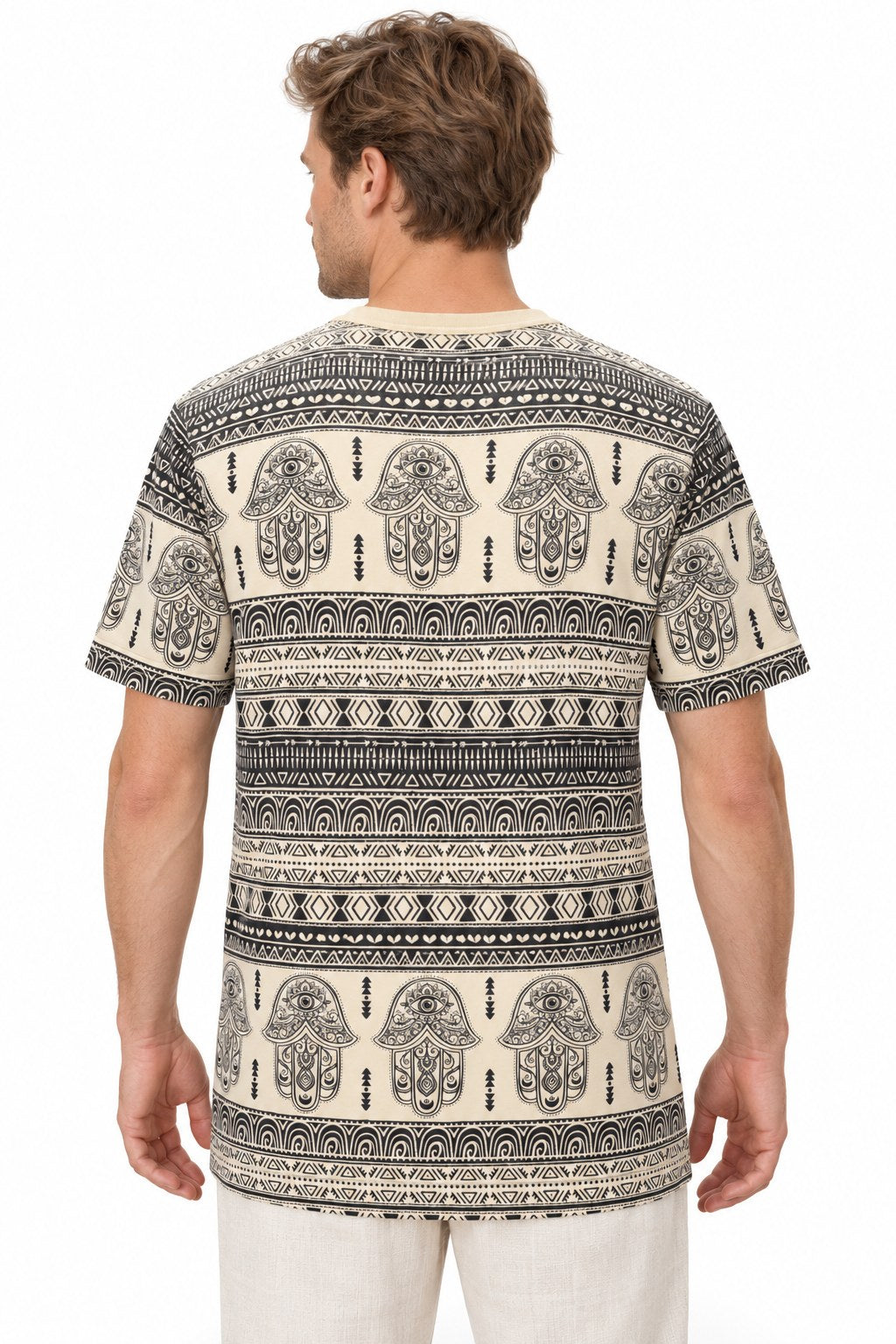 Hamsa in Queue in Brown from Thailand — back view