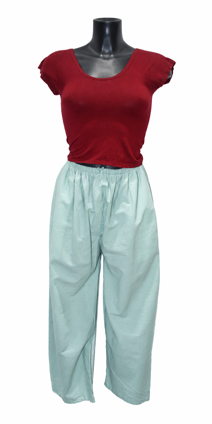 Mint Green Tapered Pants – product view 6