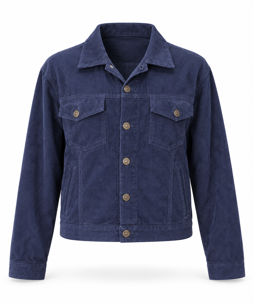 Navy Blue jacket, front product view