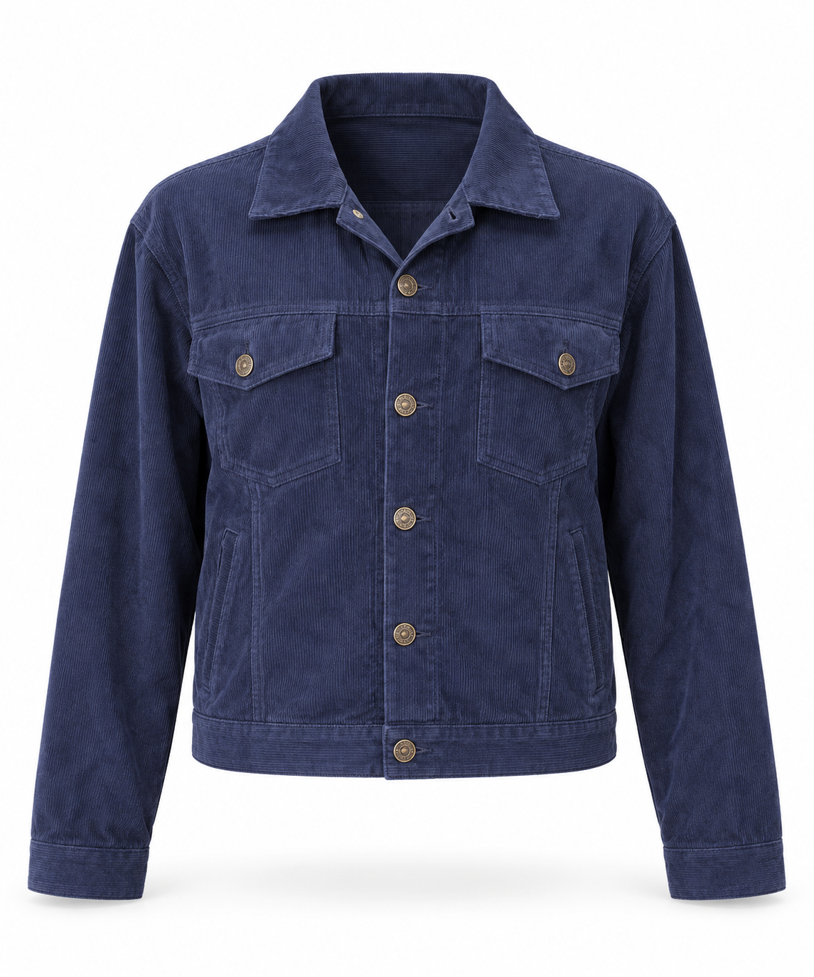 Navy Blue jacket, front product view