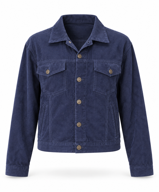 Navy Blue jacket, front product view