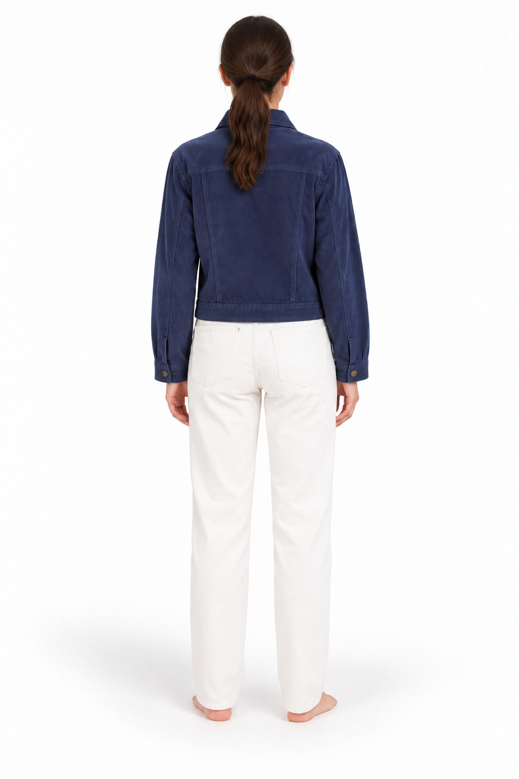 Navy Blue jacket, back view