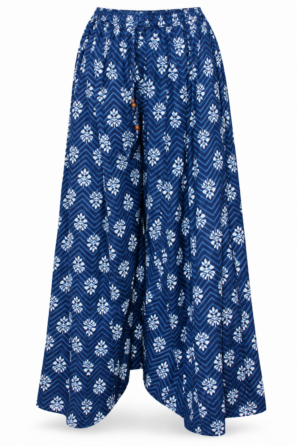 Navy Floral Palazzo – product view 1