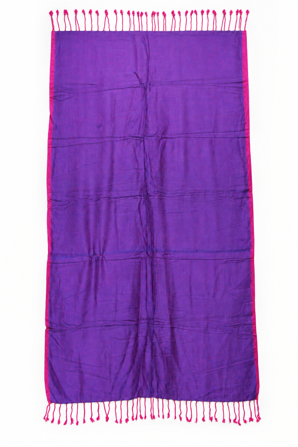 Bright Purple Pink Scarf / Shawl — full product view