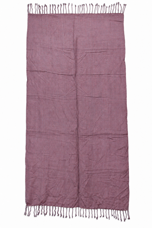 Dusty Mauve Scarf / Shawl — full product view