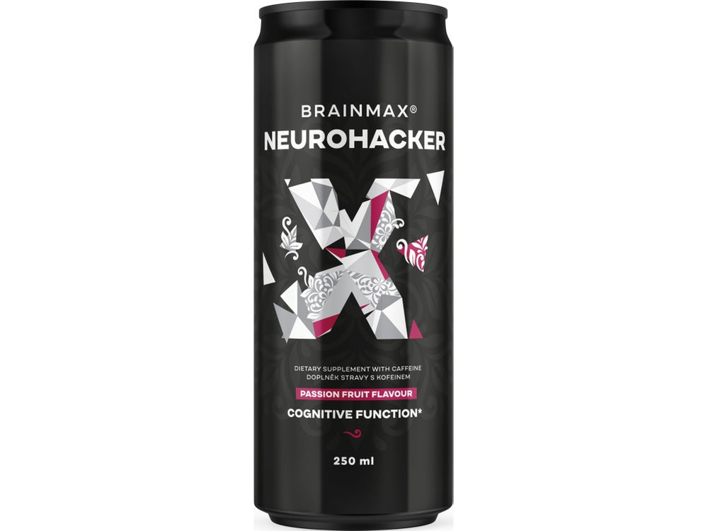 BrainMax Neurohacker Drink, Passion Fruit - 250 ml