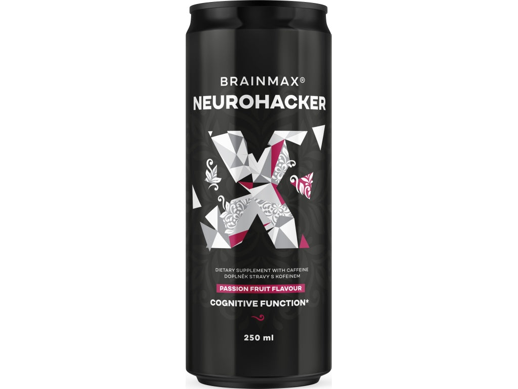 BrainMax Neurohacker Drink, Passion Fruit - 250 ml
