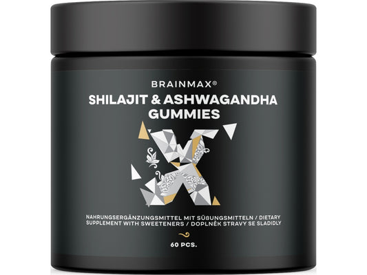 BrainMax Shilajit & Ashwagandha Gummies - 60 Pieces