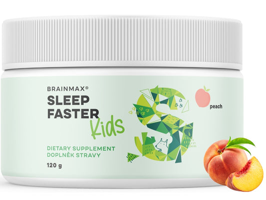 BrainMax Kids Sleep Faster, Peach - 120 g