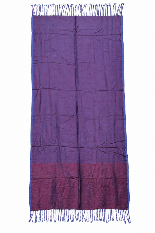 Violet Plum Scarf / Shawl — full product view