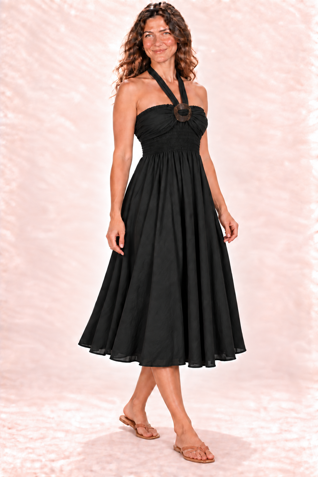 Coco Dress - Black — Dress — Quarter Side