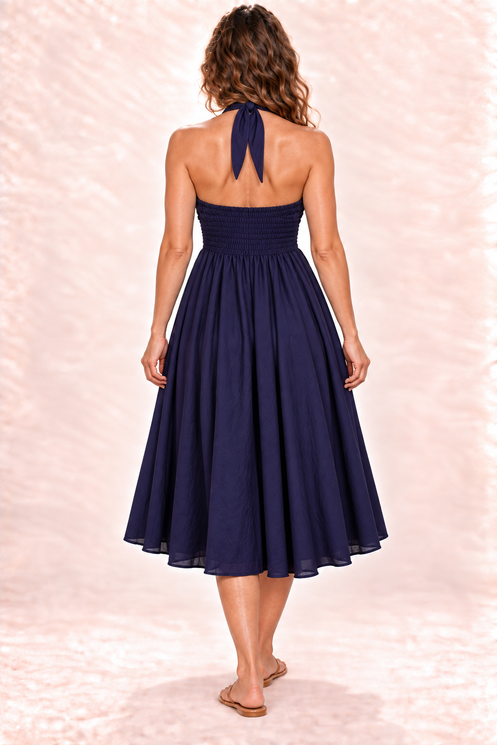 Coco Dress - Deep Purple — Dress — Back
