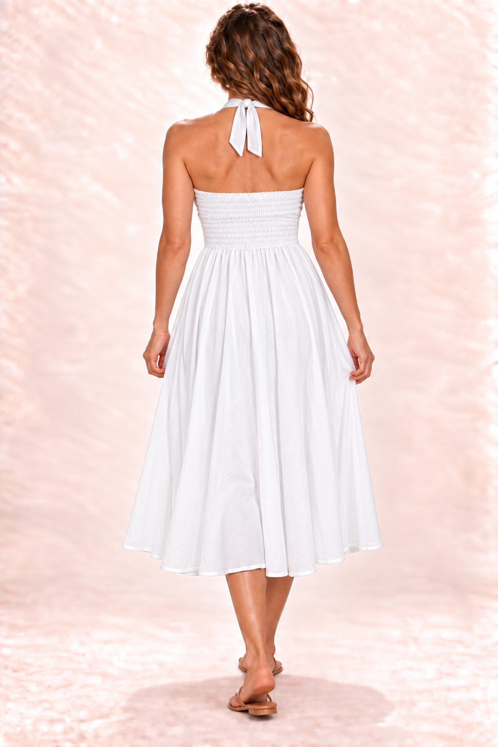 Coco Dress - White — Dress — Back