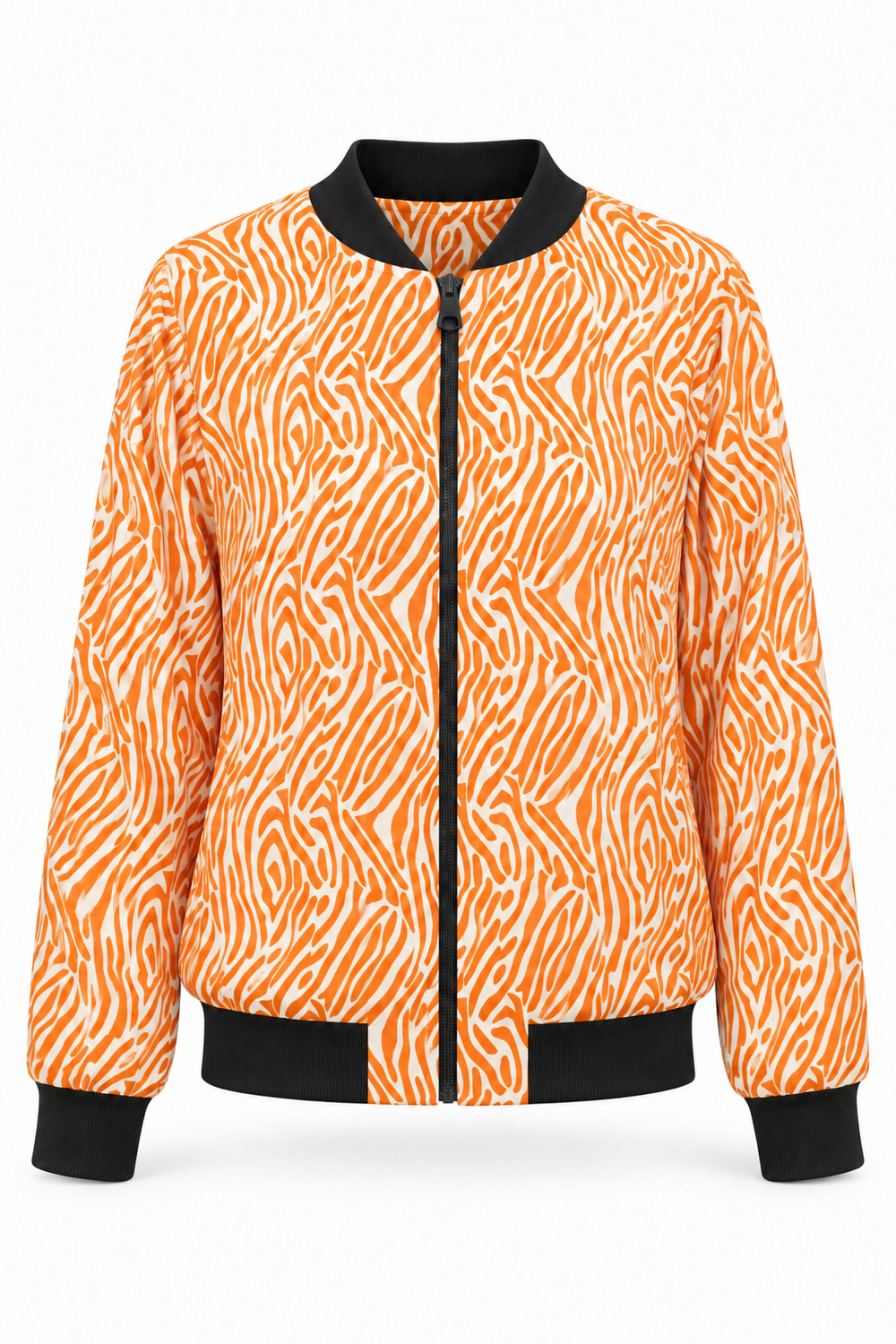 orange jacket corrected waist view 1