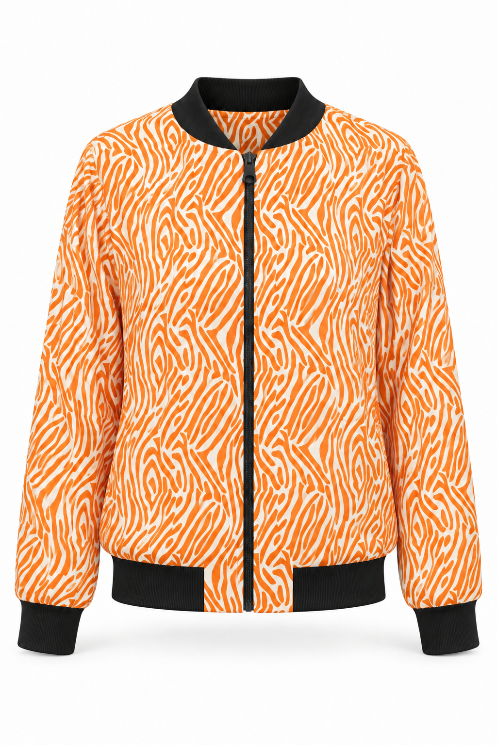 orange jacket corrected waist view 1