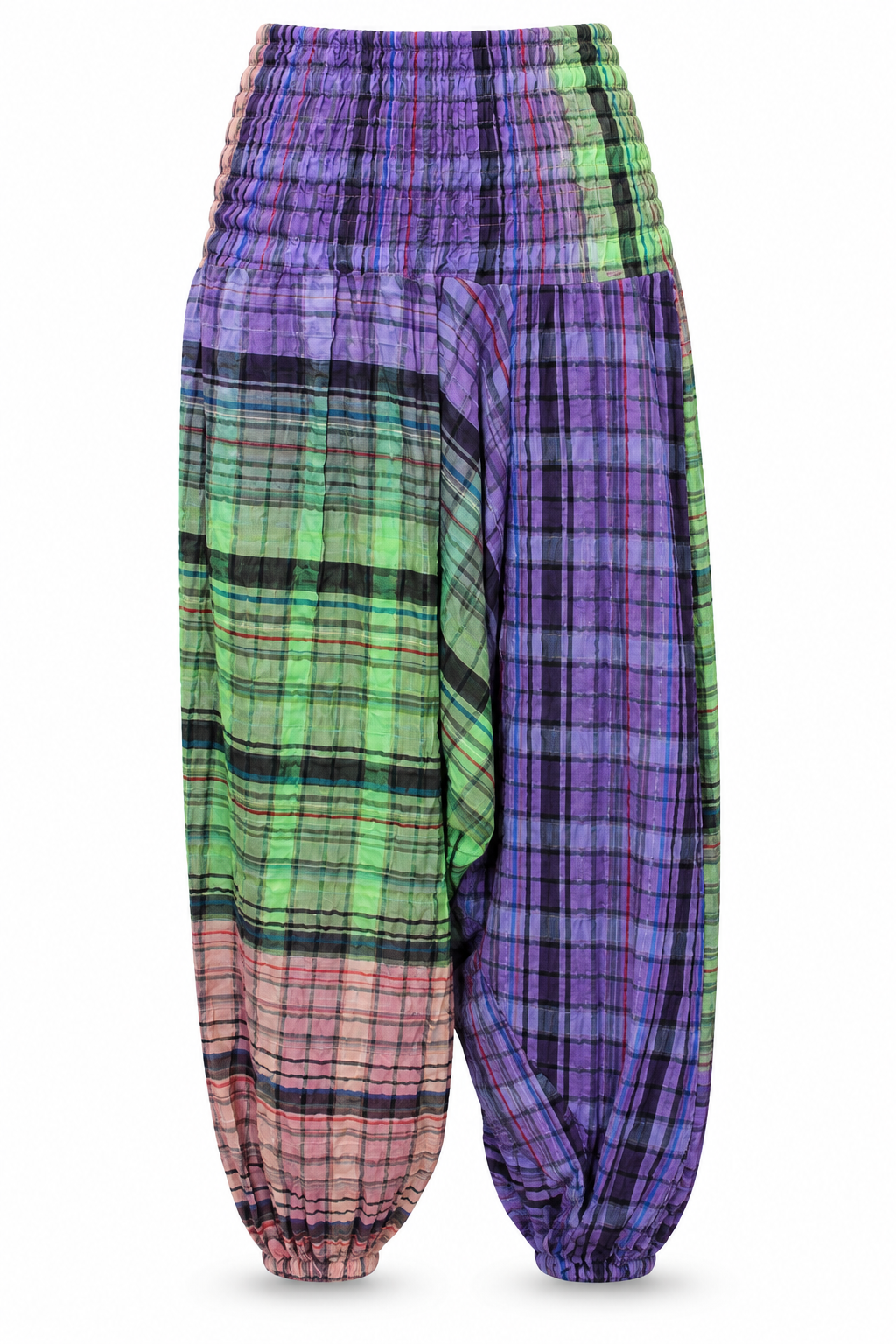 Pastel Patchwork Harem Pants – product view 1