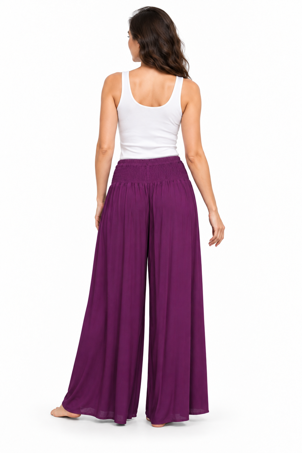Purple Pleated Palazzo – product view 4