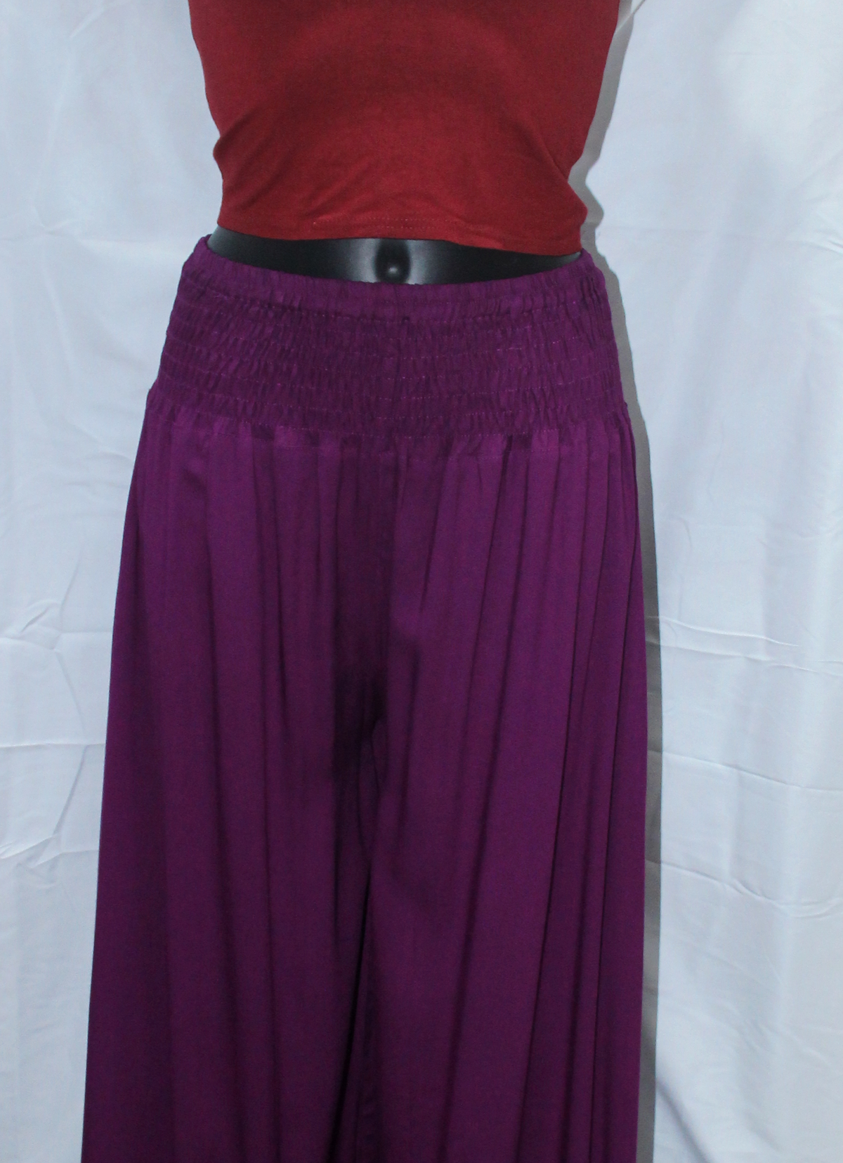 Purple Pleated Palazzo – product view 5