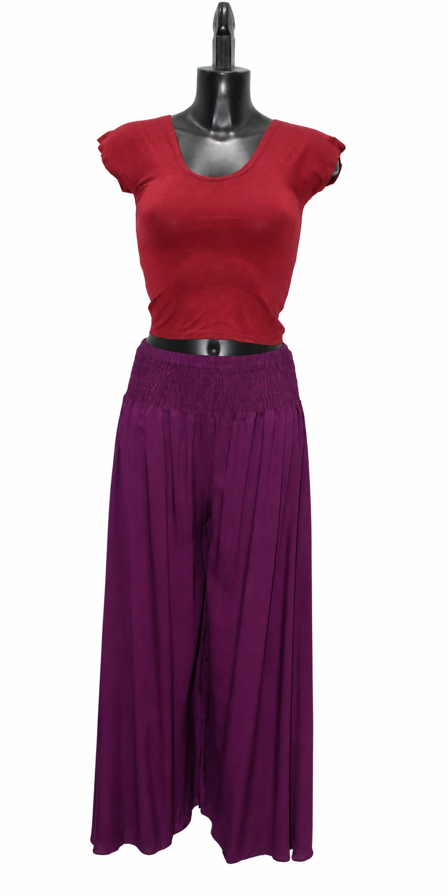 Purple Pleated Palazzo – product view 6