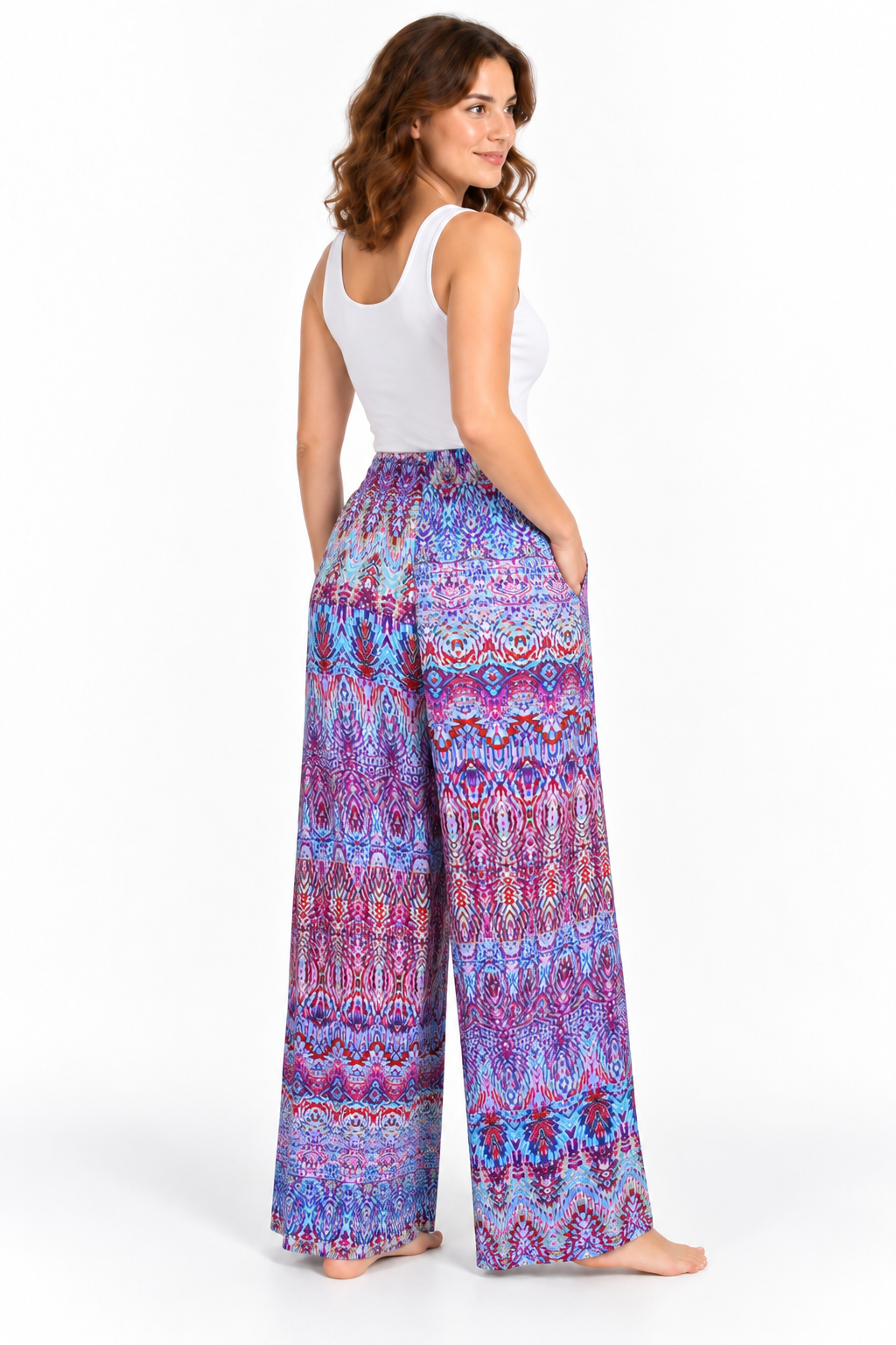 Purple Zigzag Palazzo – product view 3