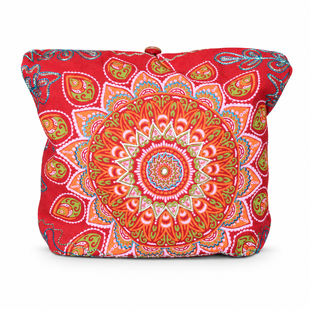 Red Orange Floral Slouch Bag – view 1