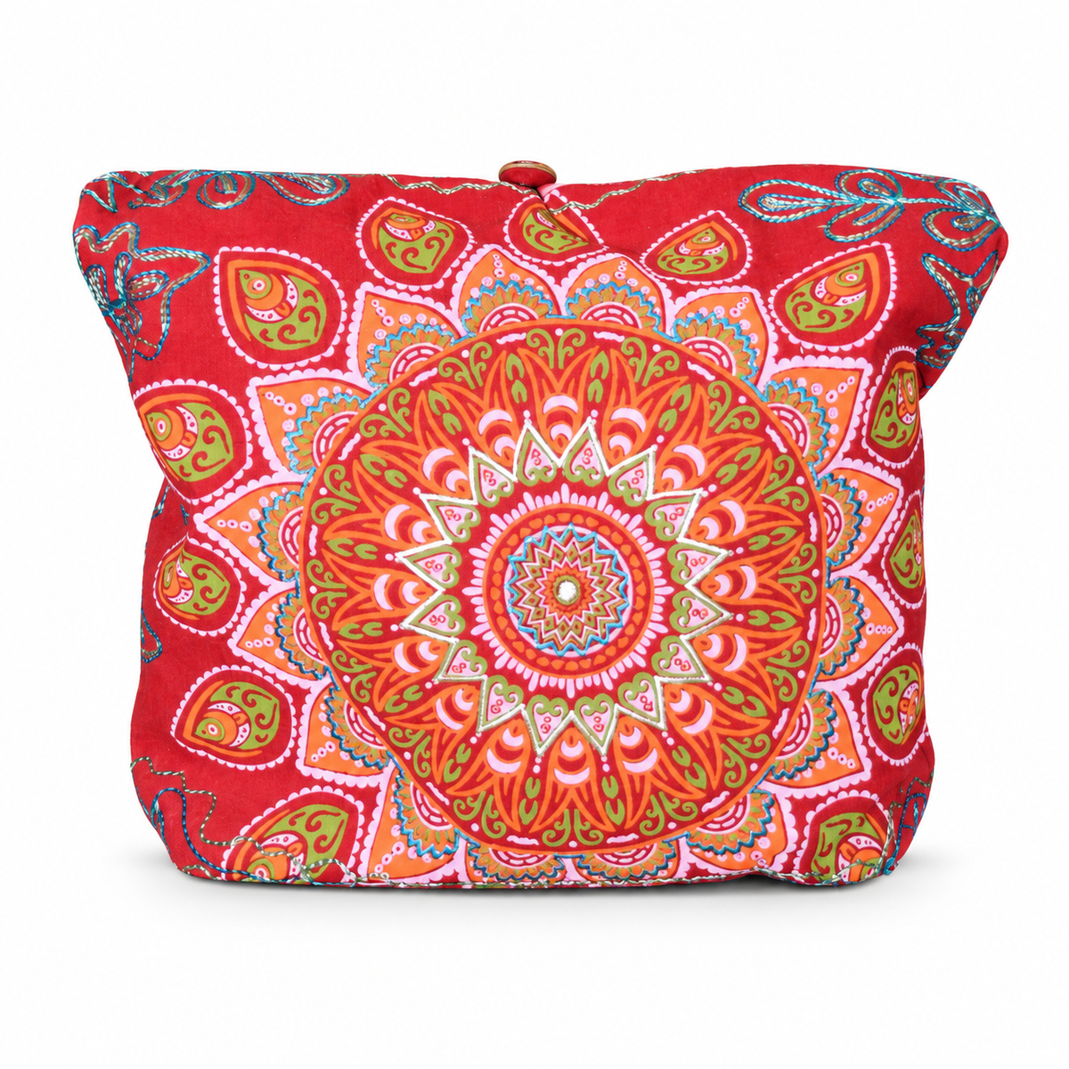 Red Orange Floral Slouch Bag – view 1