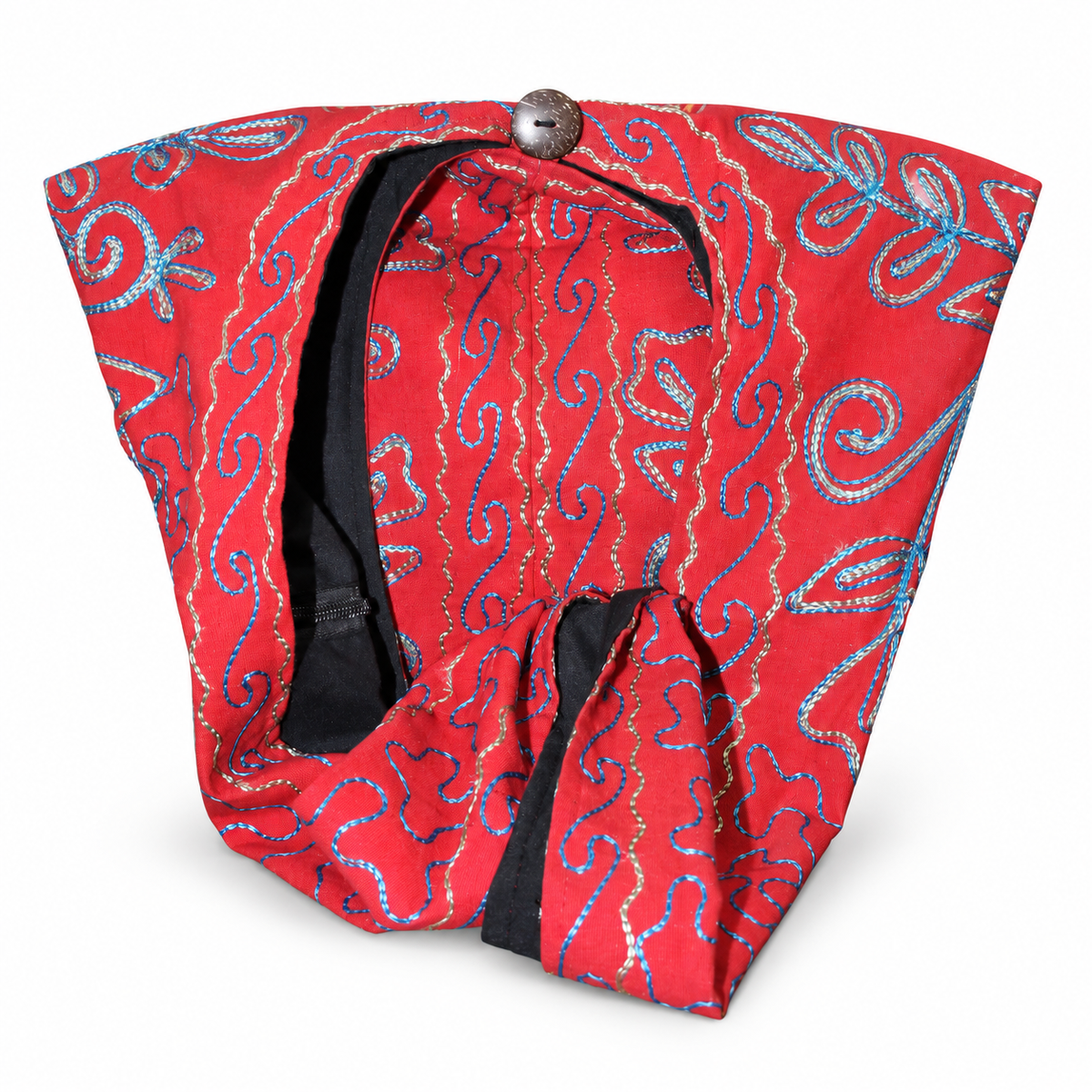 Red Orange Floral Slouch Bag – view 3