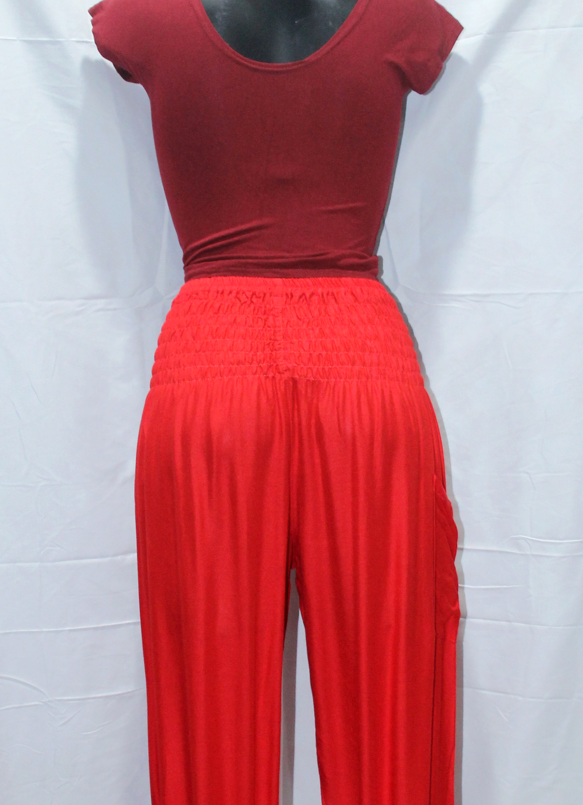 Red Tapered Pants – product view 5