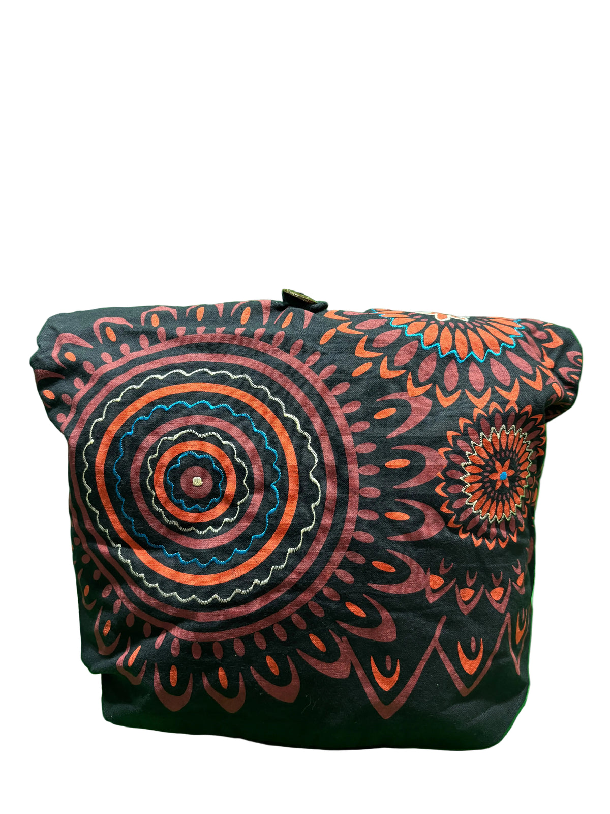 Black brown Mandalas Shoulder Bag