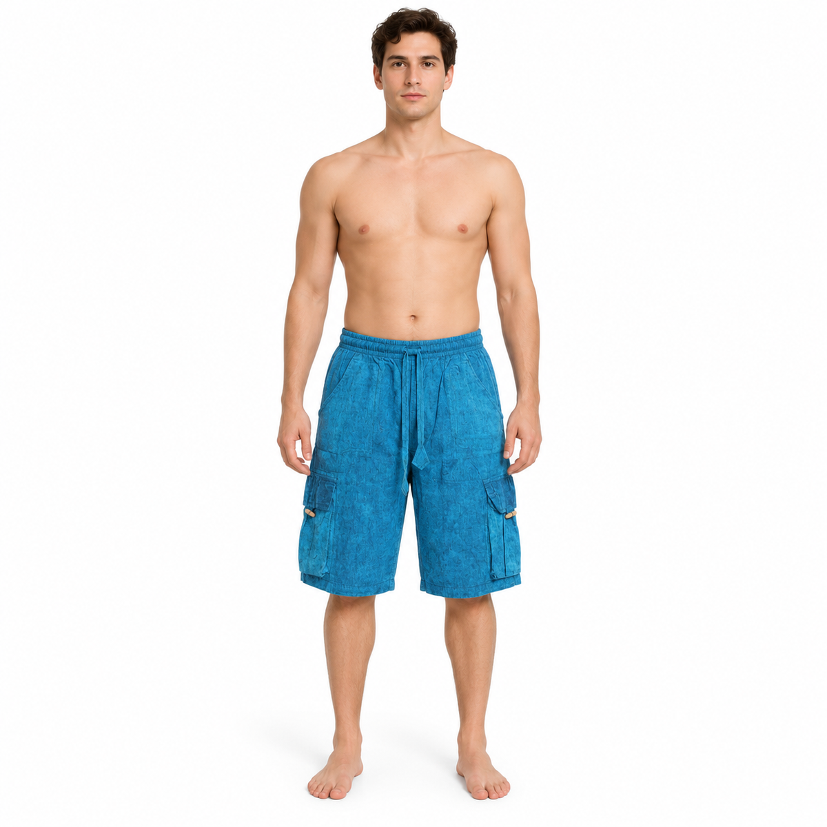 Blue Cargo Shorts – view 2