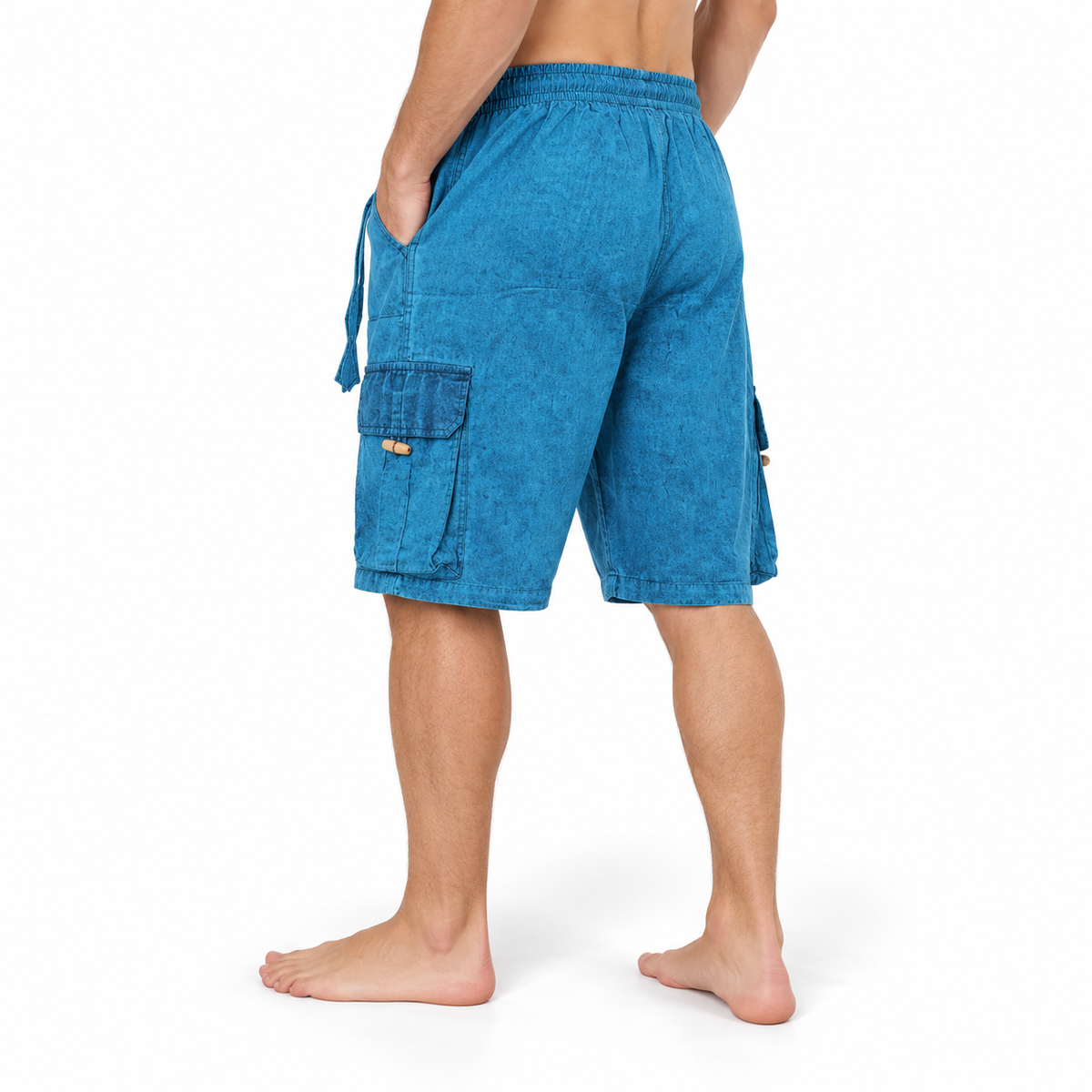 Blue Cargo Shorts – view 3
