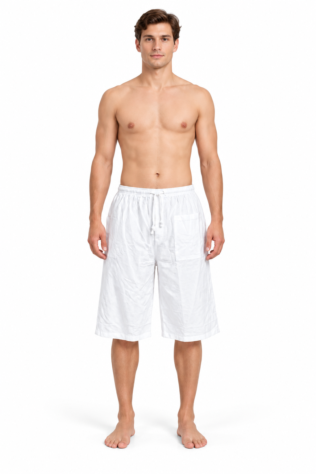 White Plain Shorts – view 2