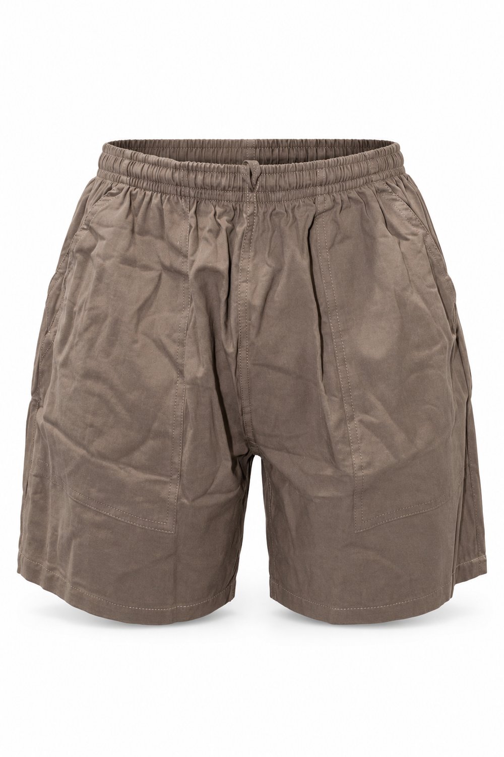 Brown Plain Shorts – view 1