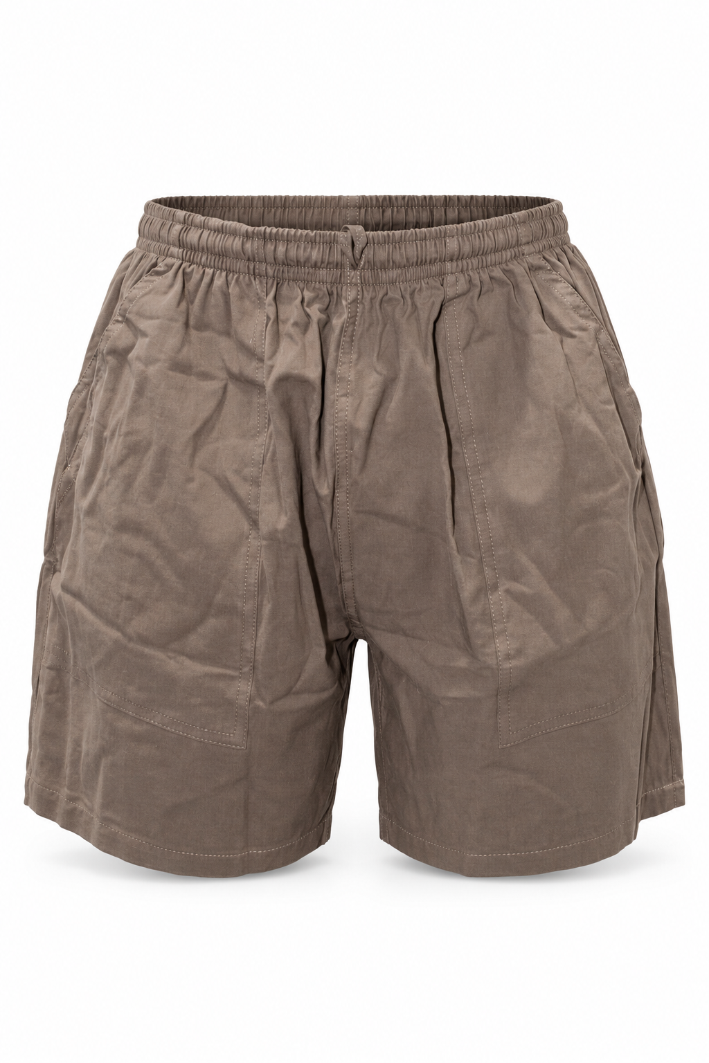 Brown Plain Shorts – view 1