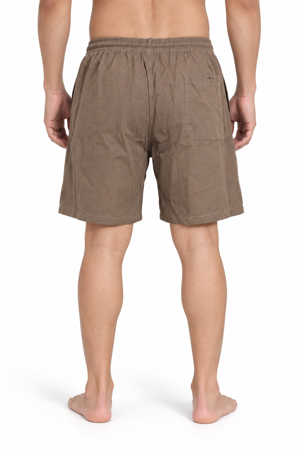 Brown Plain Shorts – view 4