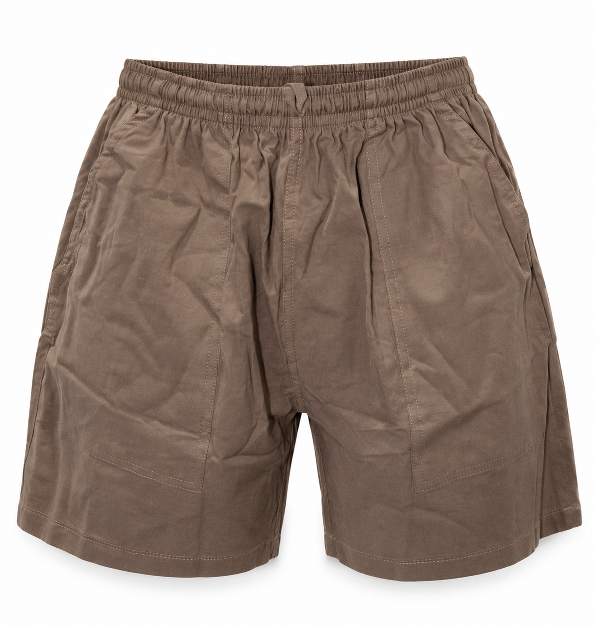 Brown Plain Shorts – view 5