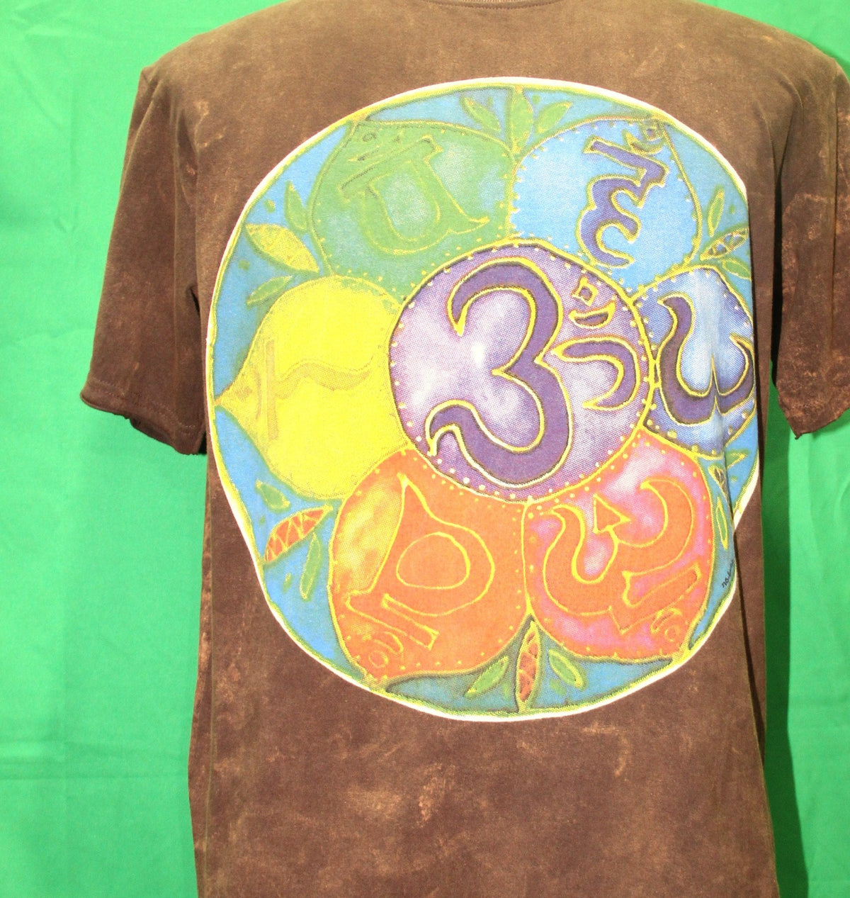 Seven Chakras Colorful Flowers — original product view
