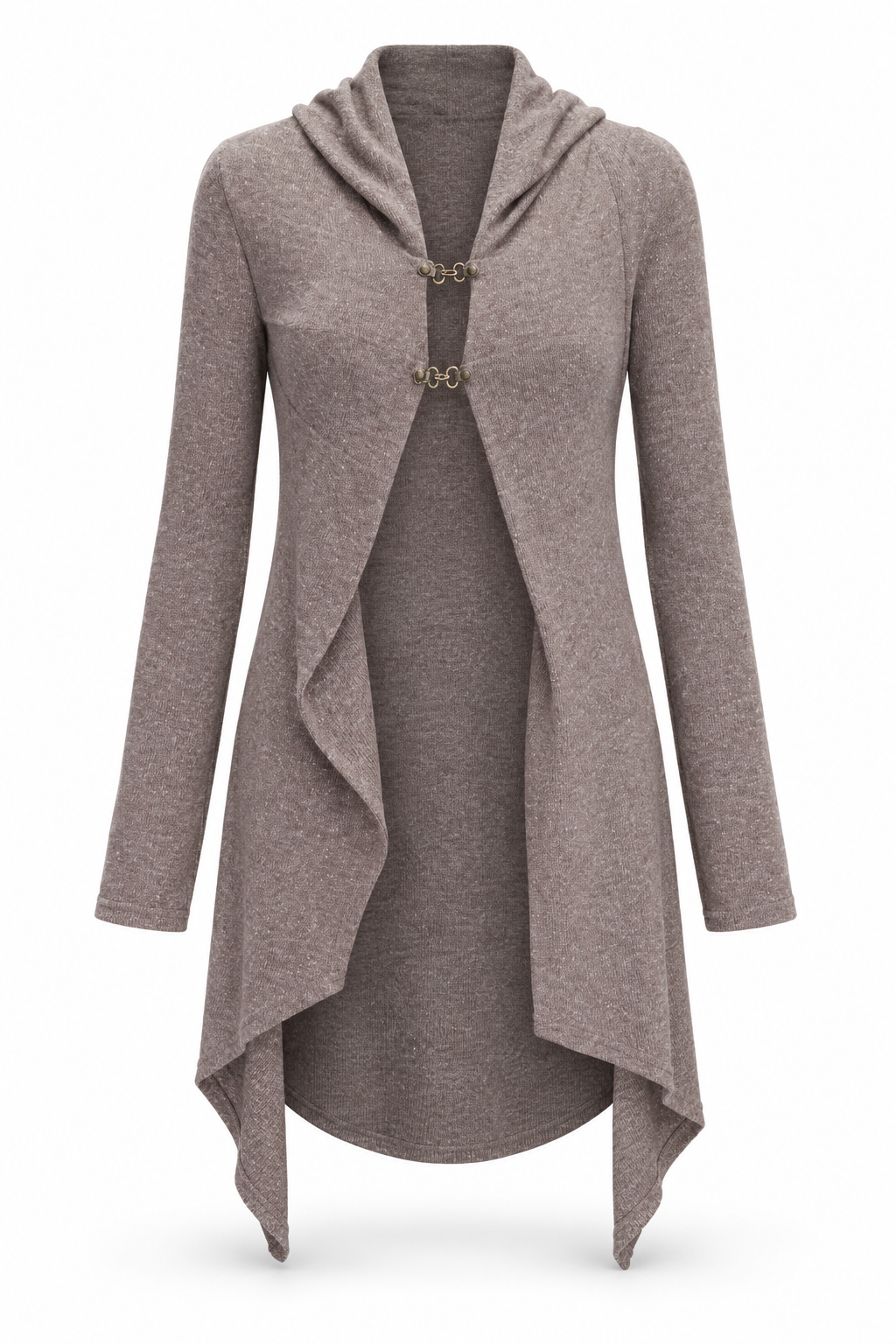 Taupe Grey jacket, front product view