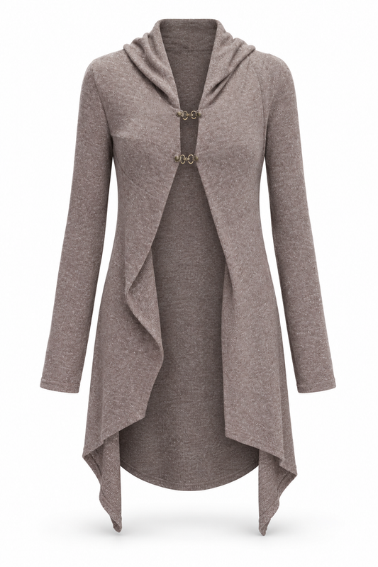 Taupe Grey jacket, front product view