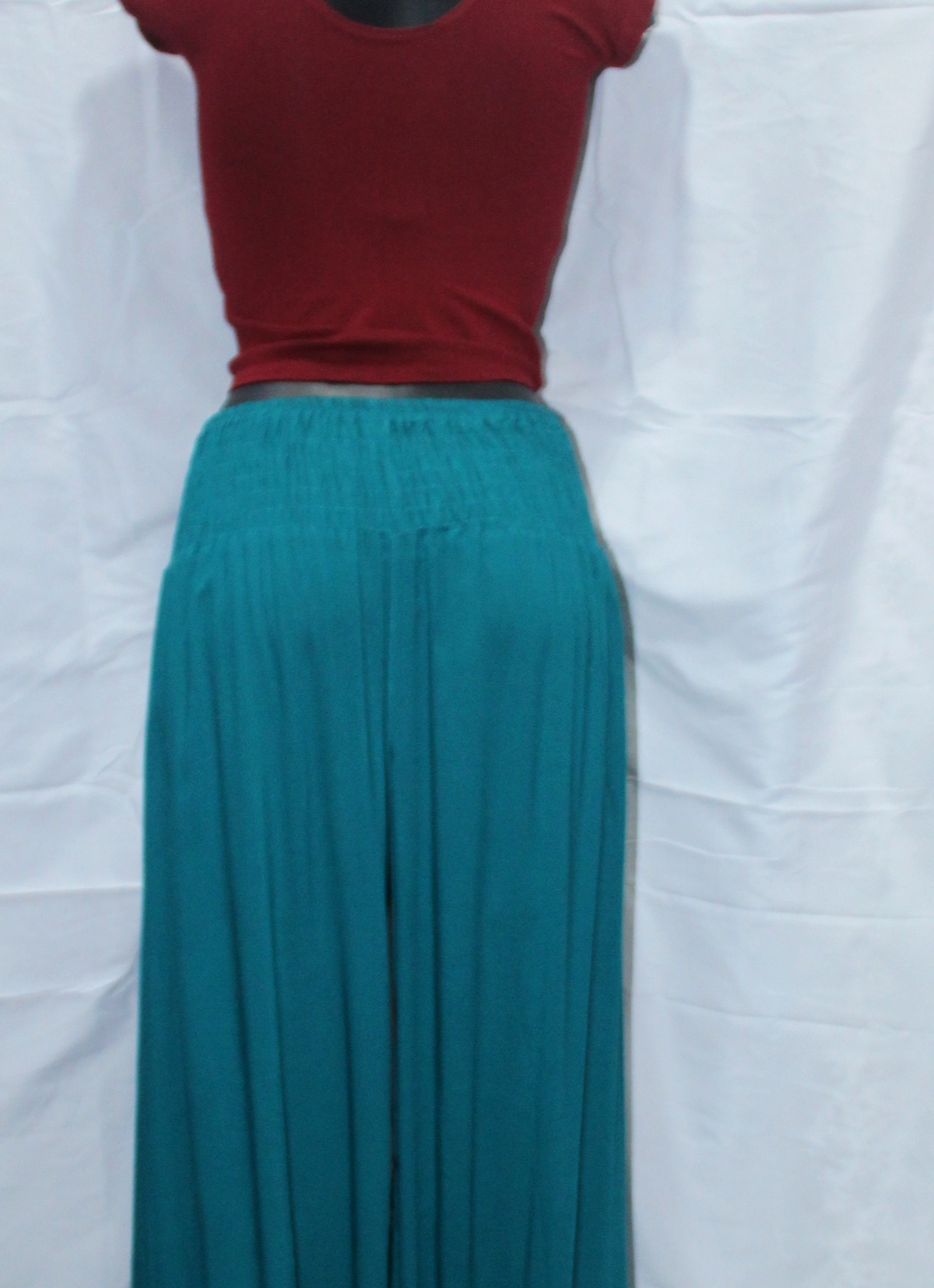 Teal Pleated Palazzo – product view 5