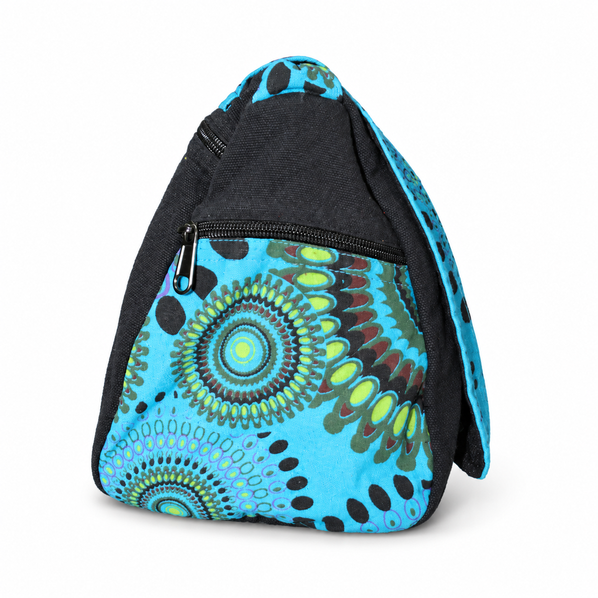 Turquoise Blue Mandala Messenger Bag – view 2