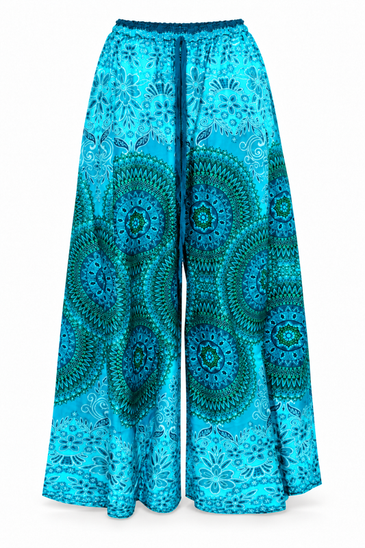 Turquoise Mandala Palazzo – product view 1