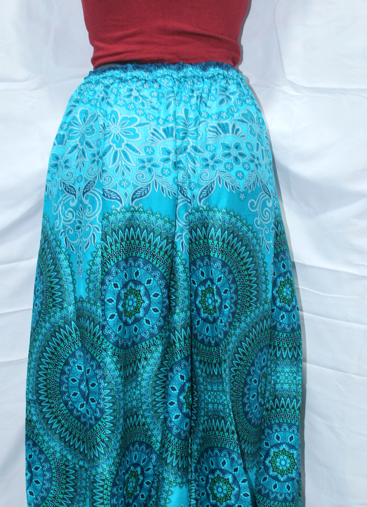 Turquoise Mandala Palazzo – product view 5