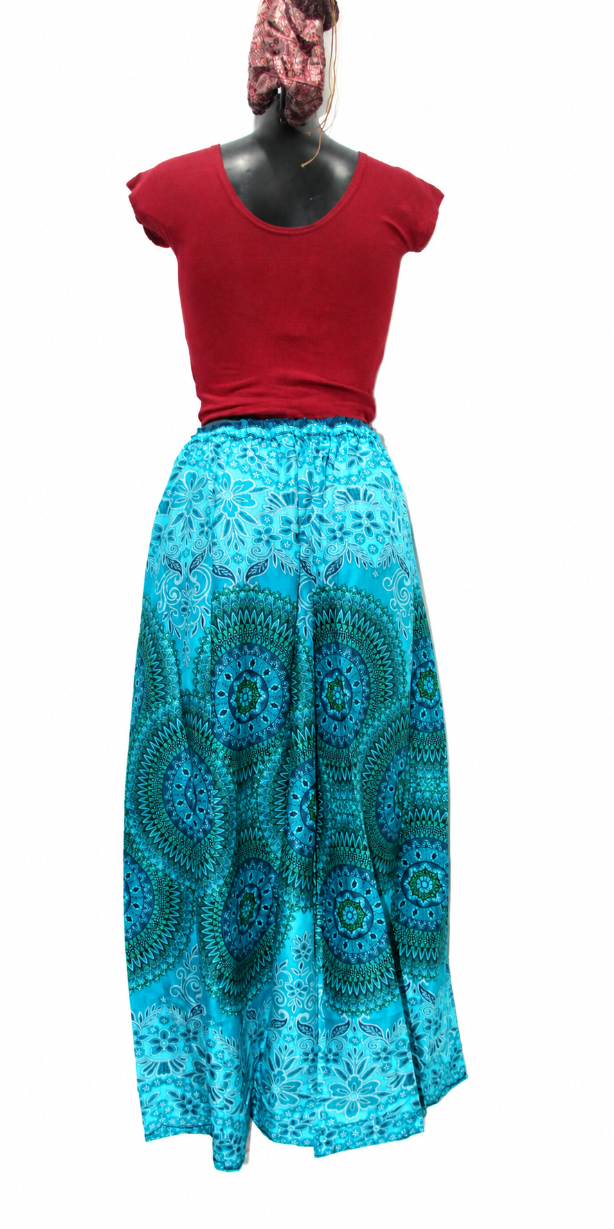 Turquoise Mandala Palazzo – product view 6