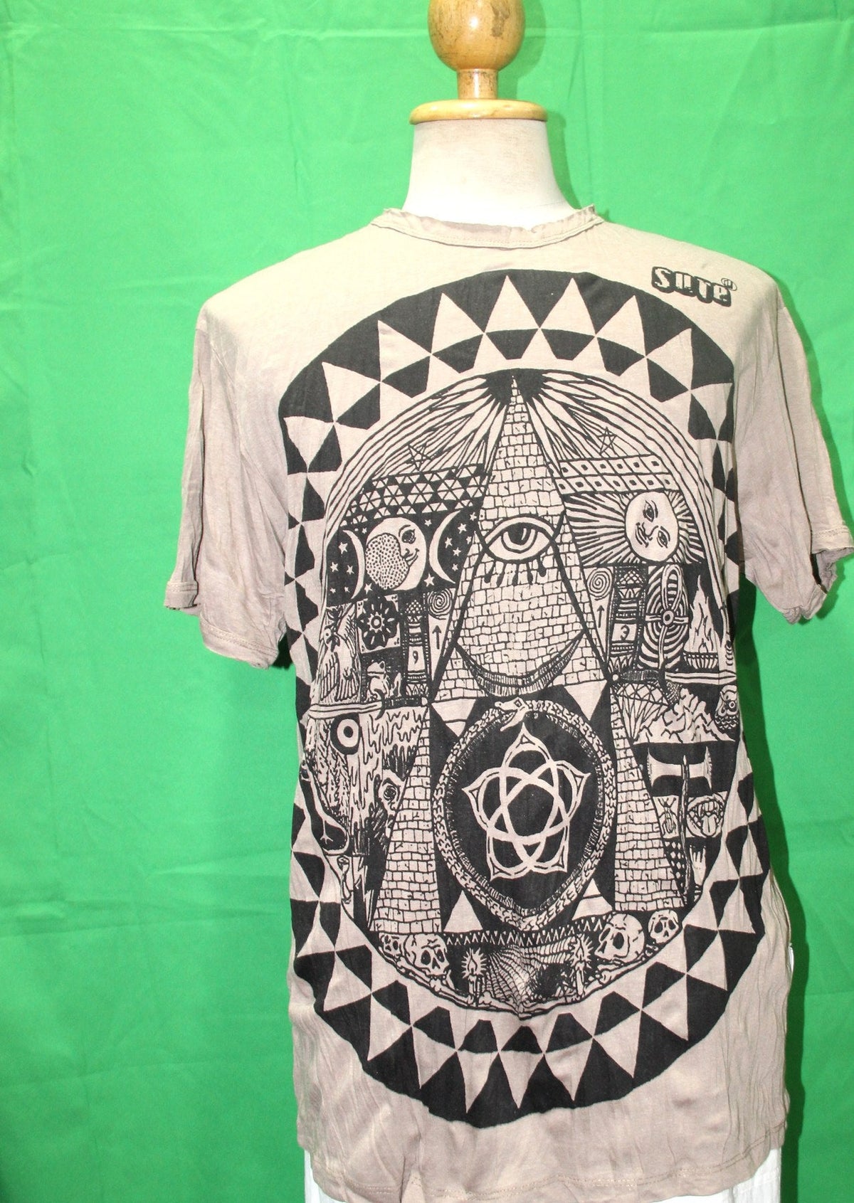 Vision Taupe Mandala in Brown — original product view