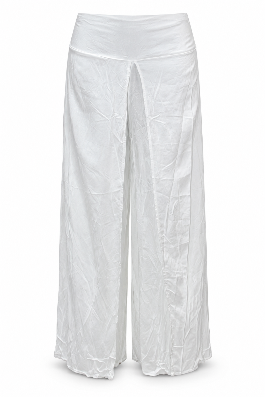White Split Palazzo – product view 1