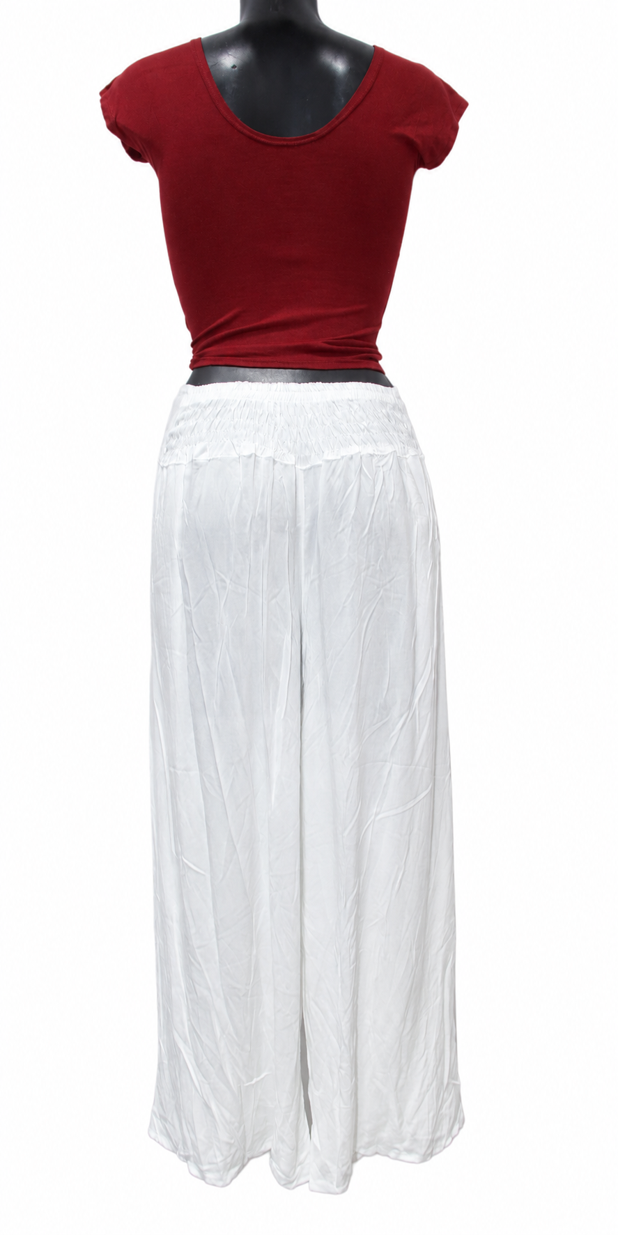 White Split Palazzo – product view 6