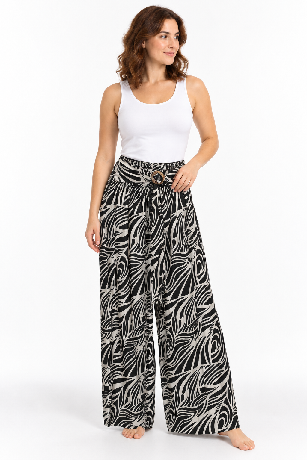 Zebra Print Palazzo – product view 2